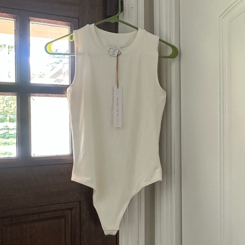 House of Harlow 1960 Cream Bodysuit